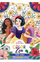 Disney princesses - color zen - flower power