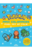 Pokémon - maxi coloriages - pixel art en folie