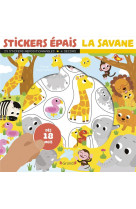 Stickers epais - la savane des 18 mois