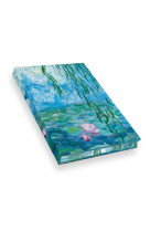 Carnet hazan pleine toile  monet  nymphéas