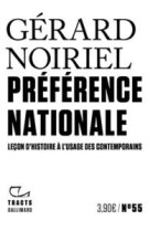 Preference nationale - une lecon d-histoire a l-usage des contemporains