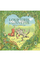 Loup gris et louvette