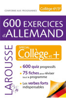 600 exercices d-allemand, special college et +