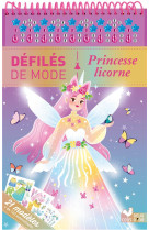 Princesse licorne - bloc à spirale