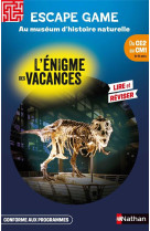 Au museum d-histoire naturelle escape game ce2-cm1