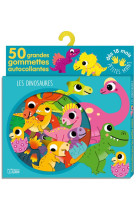 Gommettes ptes mains dinosaure