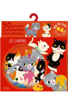 Les chatons 50 grandes gommettes autocollantes