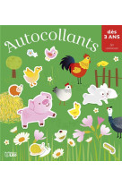 Autocollants les animaux des 3 ans