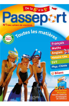 Passeport - toutes les matières - de la 6e à la 5e - cahier de vacances 2024