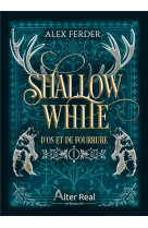 Shallow white t01 d-os et de fourrure