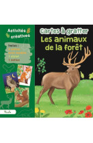 Les animaux de la foret cartes a gratter