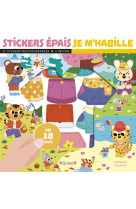 Stickers epais - je m-habille