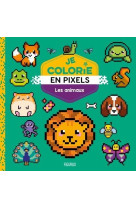 Je colorie en pixels les animaux