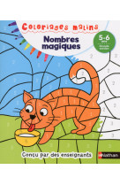 Nombres magiques gs 5/6 ans - coloriages malins