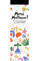 Merci maîtresse - marque-pages