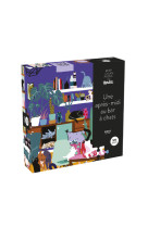 Coffret puzzle une apres-midi au bar a chats