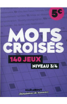 Cahier de jeux mots croises