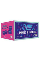 Game box family battle mimes & impros