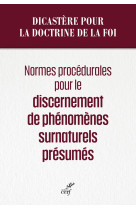 Document pour le discernement des apparitions et revelations presumees