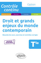 Droit et grands enjeux du monde contemporai n tle nouveaux programmes