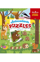 Autocollants puzzles animaux du monde