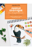 Jungle exotique a l-aquarelle