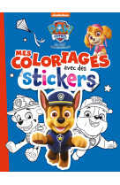 Pat' patrouille - mes coloriages avec des stickers