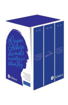 Dictionnaire historique de la langue française - coffret 3 volumes - nouvelle édition augmentée