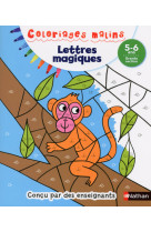 Coloriages malins lettres magiques gs 5/6 ans