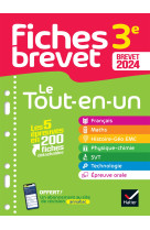 Fiches brevet le tout-en-un 3e 2024