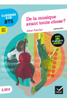 De la musique avant toute chose ? bts 2021 2022 derniere etagere lycee