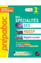 Mes specialites ses, hggsp, anglais llce/ amc 1re ed 2022