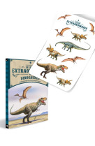 Le livre extraordinaire des dinosaures + planche de stickers