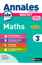 Annales brevet maths 2024