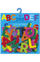 200 gommettes les lettres