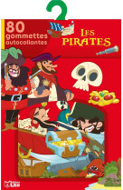 Les pirates 80 gommettes autocollantes