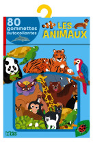 Les animaux 80 gommettes autocollantes