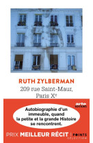 209 rue saint-maur, paris xe - autobiograp ie d-un immeuble