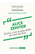 Alice zeniter, une ecrivaine au travail. bookmakers