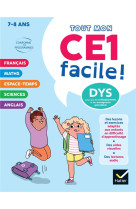 Mon ce1 facile ! adapté aux enfants dys ou en difficulté d'apprentissage - 8 ans