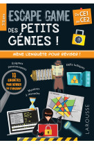 Escape game des petits genies ce1-ce2