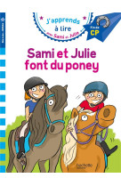 Sami et julie font du poney