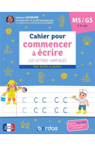 Cahier pour commencer à écrire ms gs