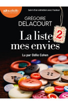 La liste 2 mes envies - livre audio 1 cd mp3