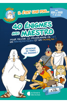 Hello maestro ! 40 énigmes avec maestro - ce1-ce2