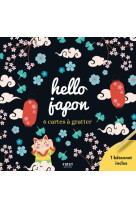 Hello japon - 6 cartes à gratter