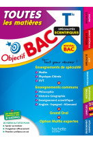 Objectif bac 2024 - term spécialités scientifiques toutes les matières