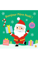 Bonjour père noël (livre d'autocollants pour les petits)