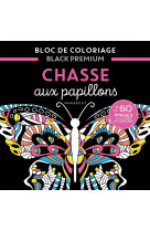 Bloc black premium - chasse aux papillons