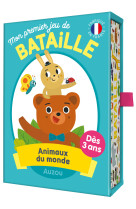 Jeux de cartes - mon premier jeu de bataille - animaux du monde